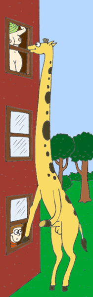 Masturbating Peeping Giraffe 